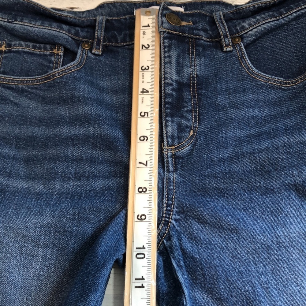 Loft Modern Skinny Black/White Strip Jeans 28 - Picture 8 of 9